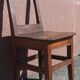 Lorraine chair in wood, 18th century.
