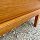 Vintage Mid-Century Scandinavian chest of drawers with tapered legs, 4 drawers, Oak, 1950s.