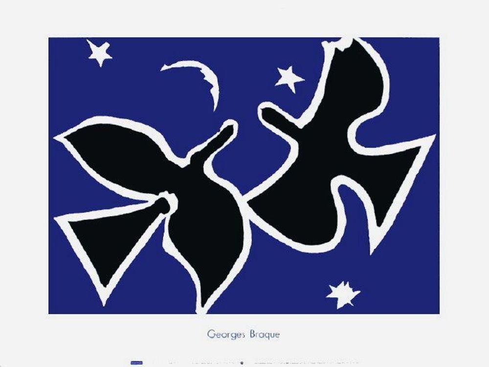 Affiche Georges Braque les oiseaux