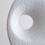 White ceramic vase by Roberto Rigon, Bertoncello, 60s