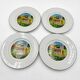Mirabell Italy naive decorated dessert plates