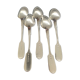 5 small spoons solid silver punch Russia Nicholas ll, weight 155grs