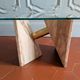 1980s Ligne Roset pink marble side table