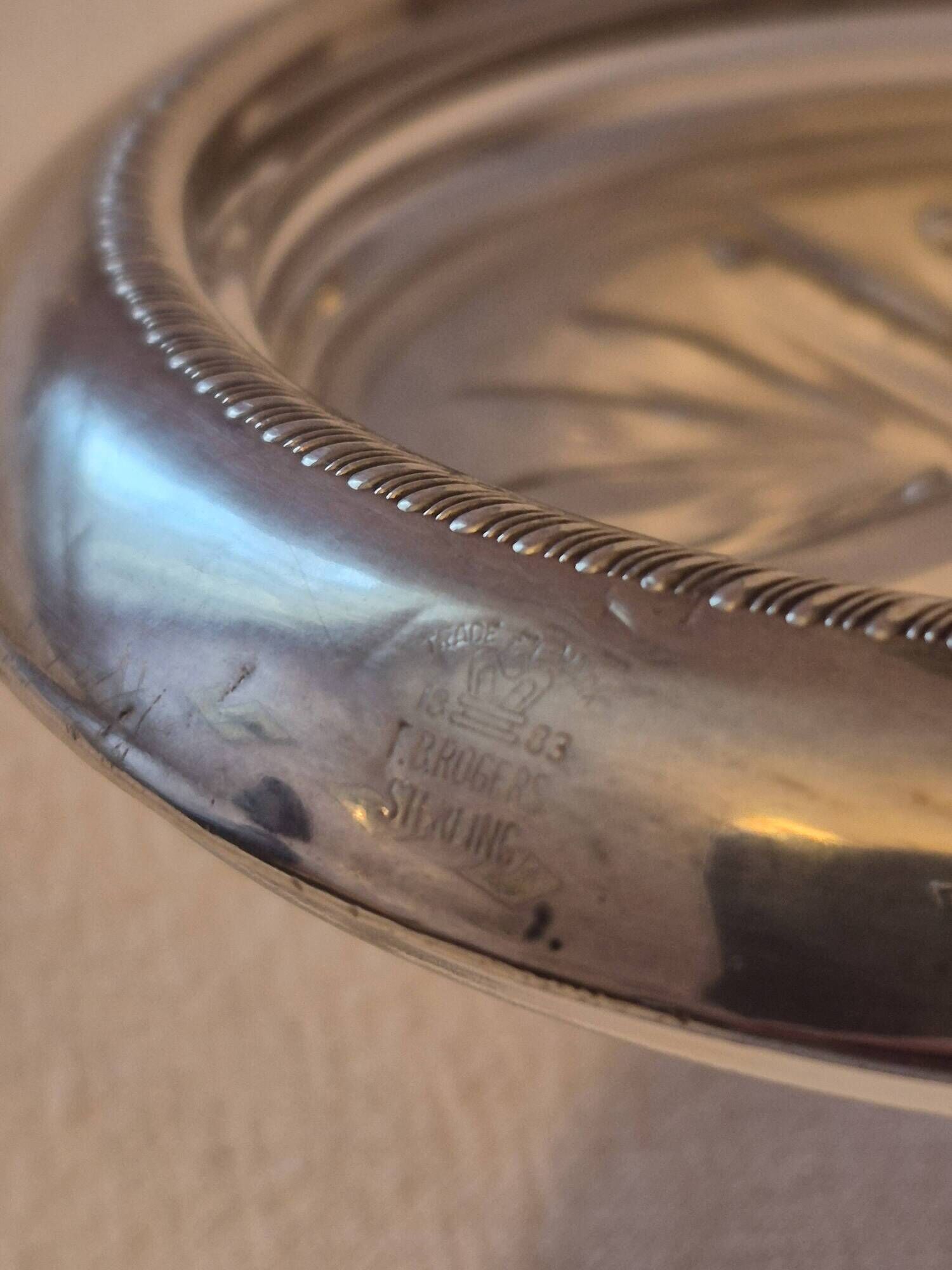 Coaster FB ROGERS, silver plate 925 – A572
