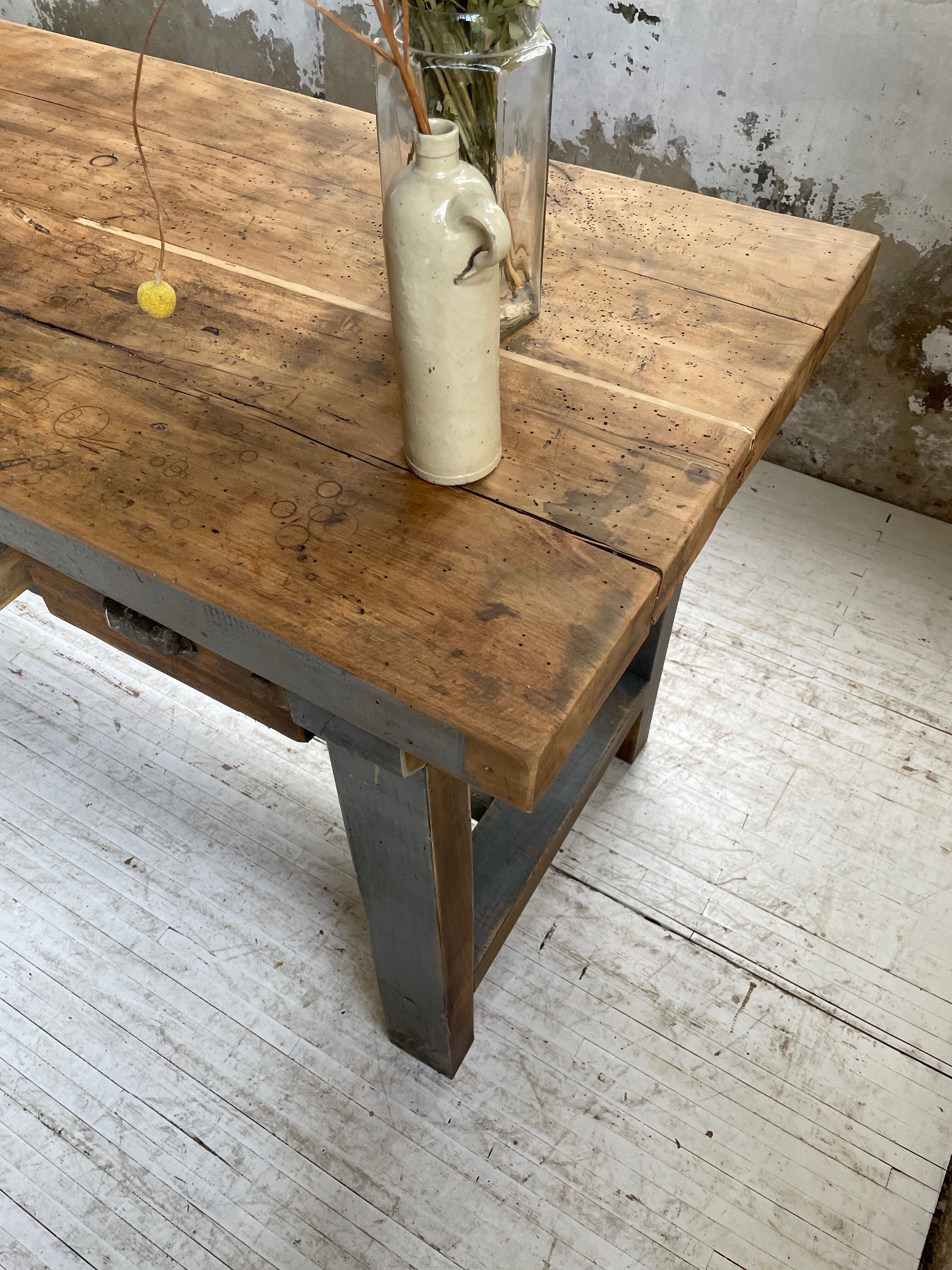 Established central island beech solid 170cm