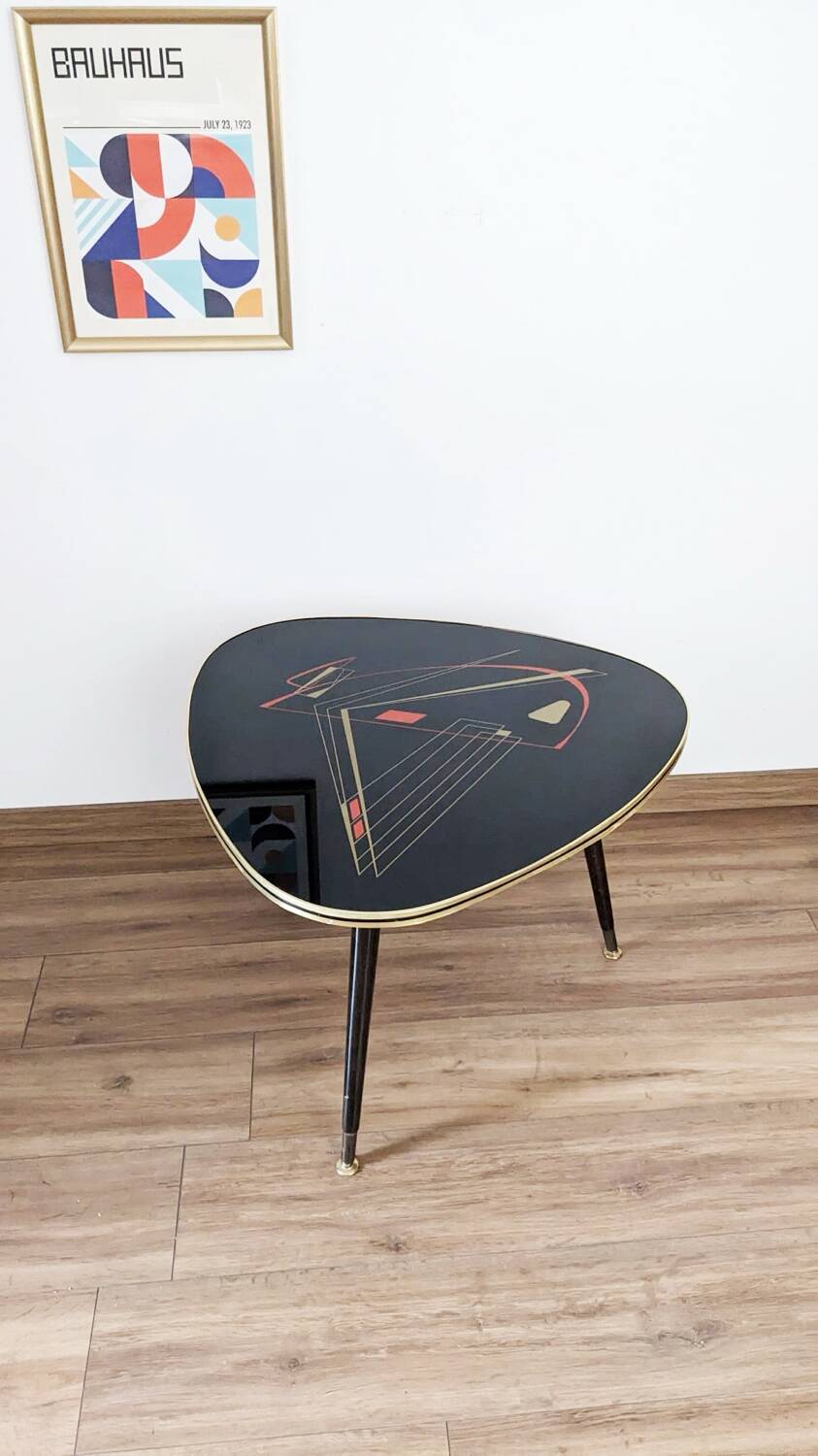 Vintage tripod coffee table