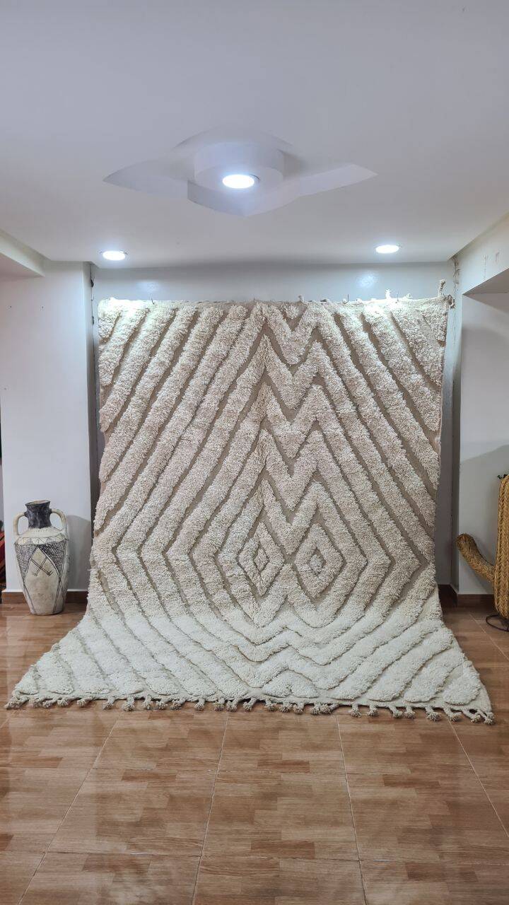 Handmade Berber wool rug 300X200 cm