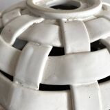 Hanging lampshade in barbotine ceramic - Italy