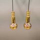 Frimann Goldstar pendant lights made by Philips in the 1970s. Model SPYBALL