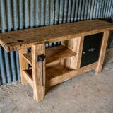 Old carpenter's workbench restored