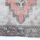 4x9 handmade distressed wool vintage rug 267x129cm