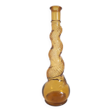 Vintage amber candle holder