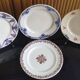 4 assiettes anciennes dépareillées Gien, St Amand, K&G Lunéville