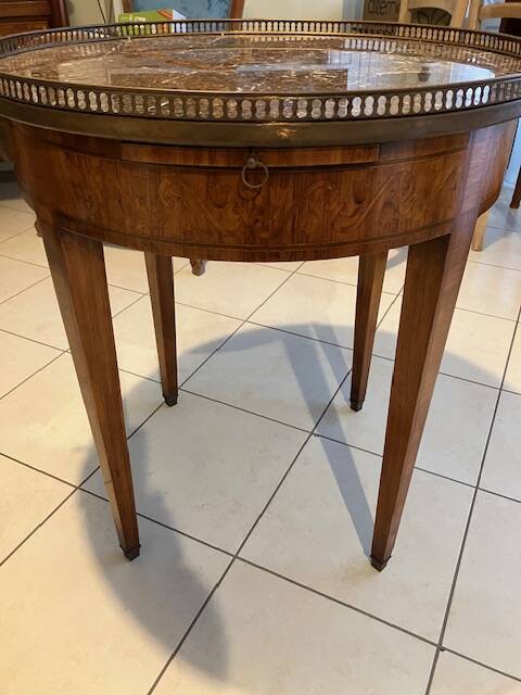 Louis XVI style bouillotte table