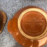 Set of stoneware bowl