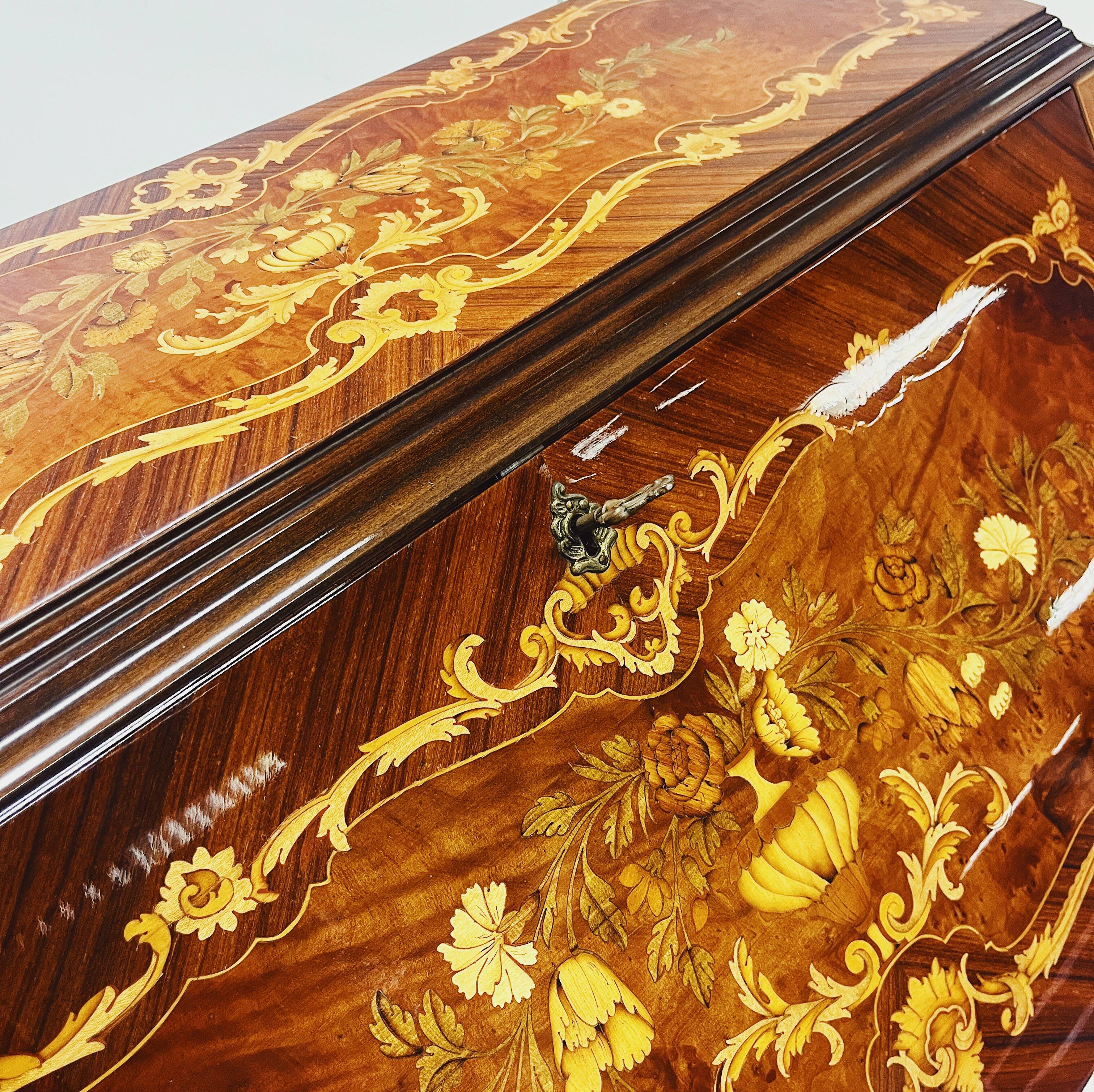 French Empire Marquetry Desk