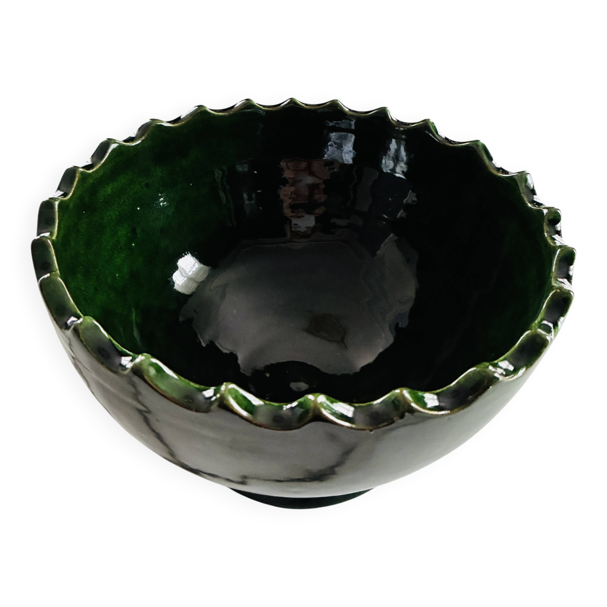 Large Tamegroute salad bowl Morocco