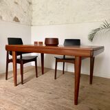 Vintage Scandinavian teak dining table