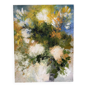 “Bouquet de juin”, - toile