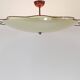Large flush mount indirect light ceiling fixture from the Filmcasino in Vienna, 1950s.