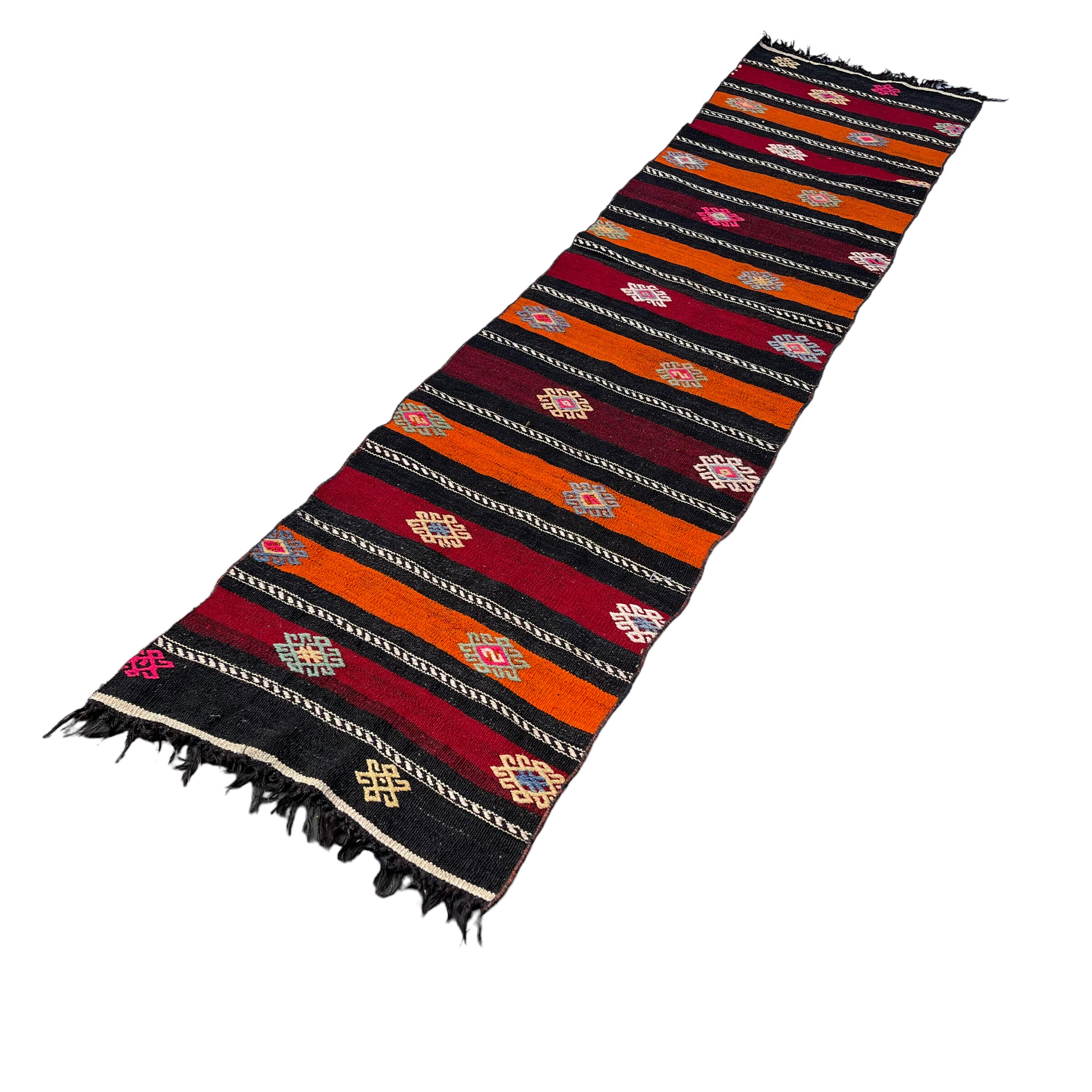 Vintage turkish kilim runner , 290 x 68 cm