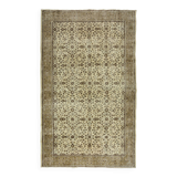 One-of-a-kind turkish handwoven vintage rug - rustic vintage charm 272x 166 cm