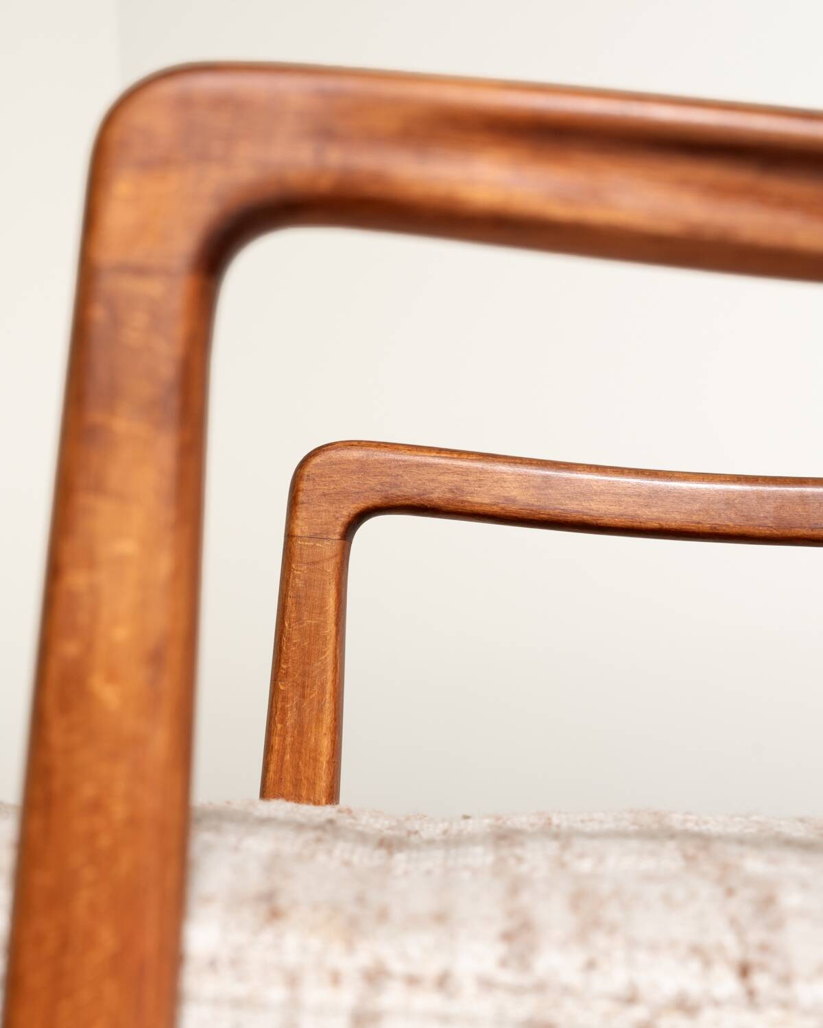 Model 109 Armchair by Ole Wanscher with Footstool, 1950s