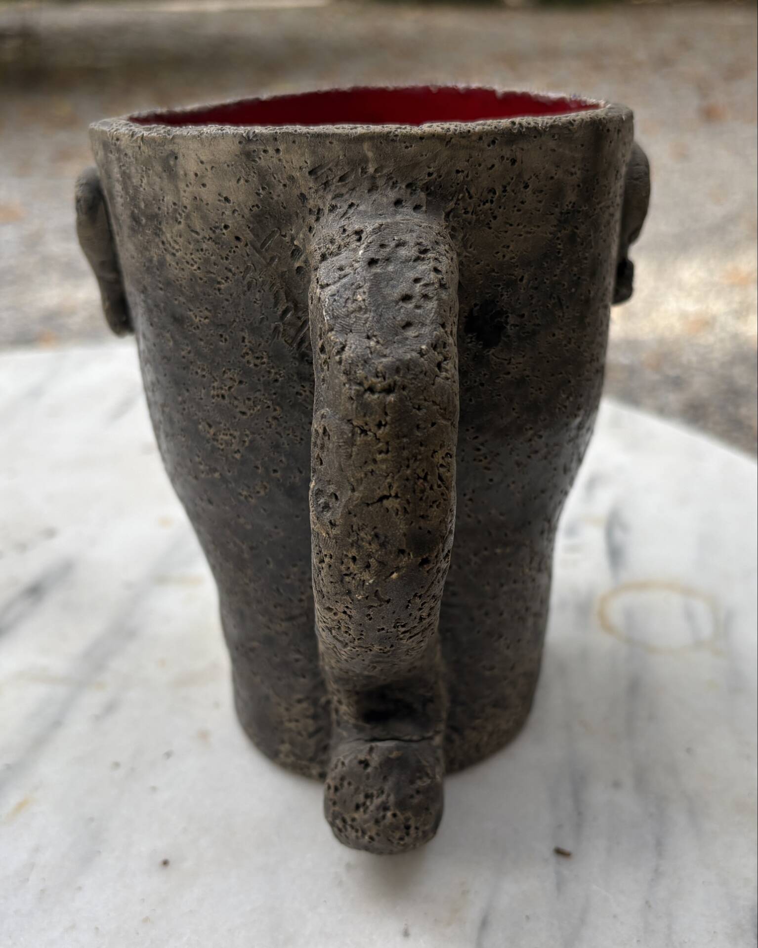Beautiful anthropomorphic ceramic signed by Francis TRIAY.