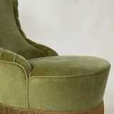 Vintage green bedroom chair