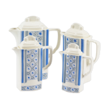 Set of 4 old teapots