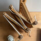 Vintage Scandinavian scissors wall light