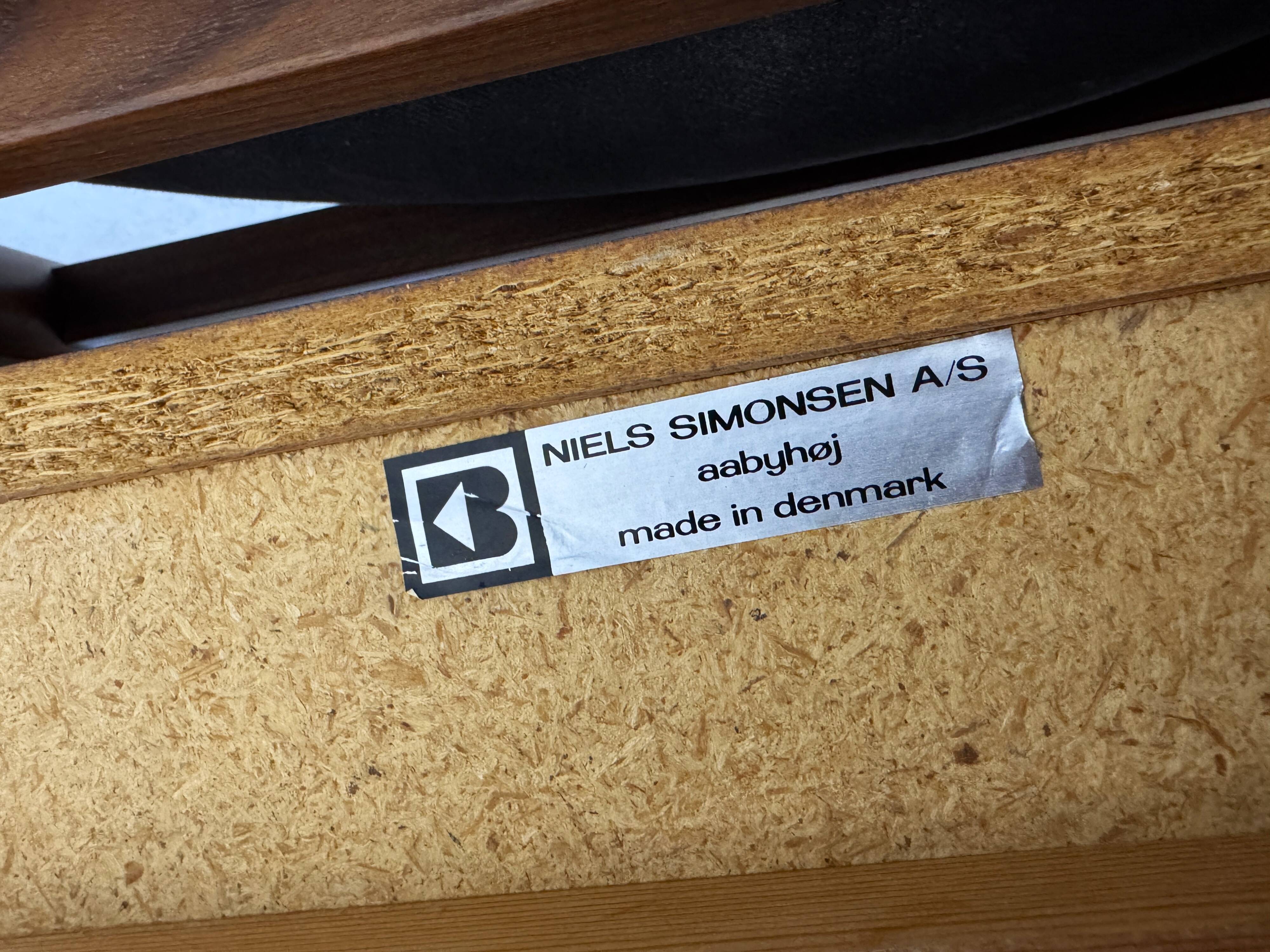 Mobile sewing table, N. Simonsen, Denmark 1960s, mid-century, vintage