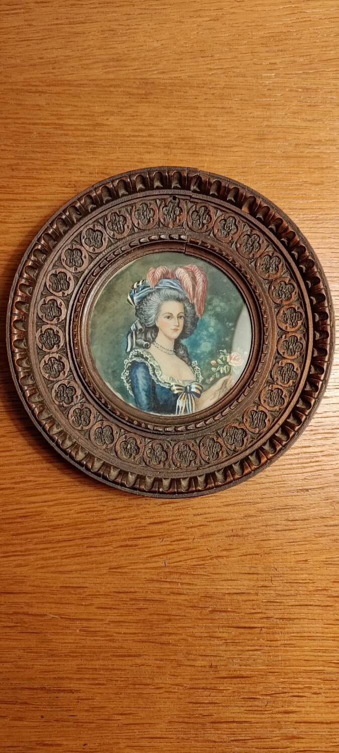 Marie Antoinette miniature painting