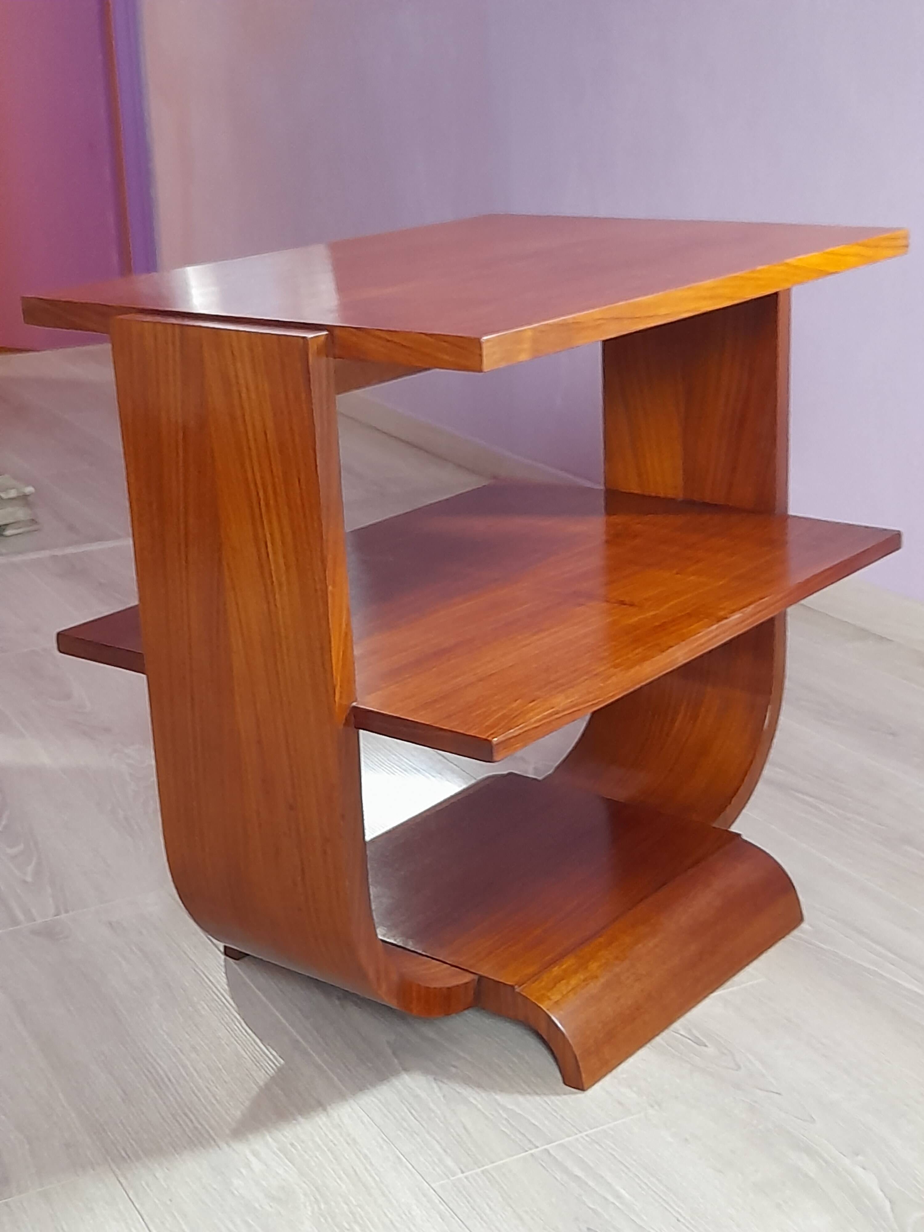 Art Deco period mahogany coffee table