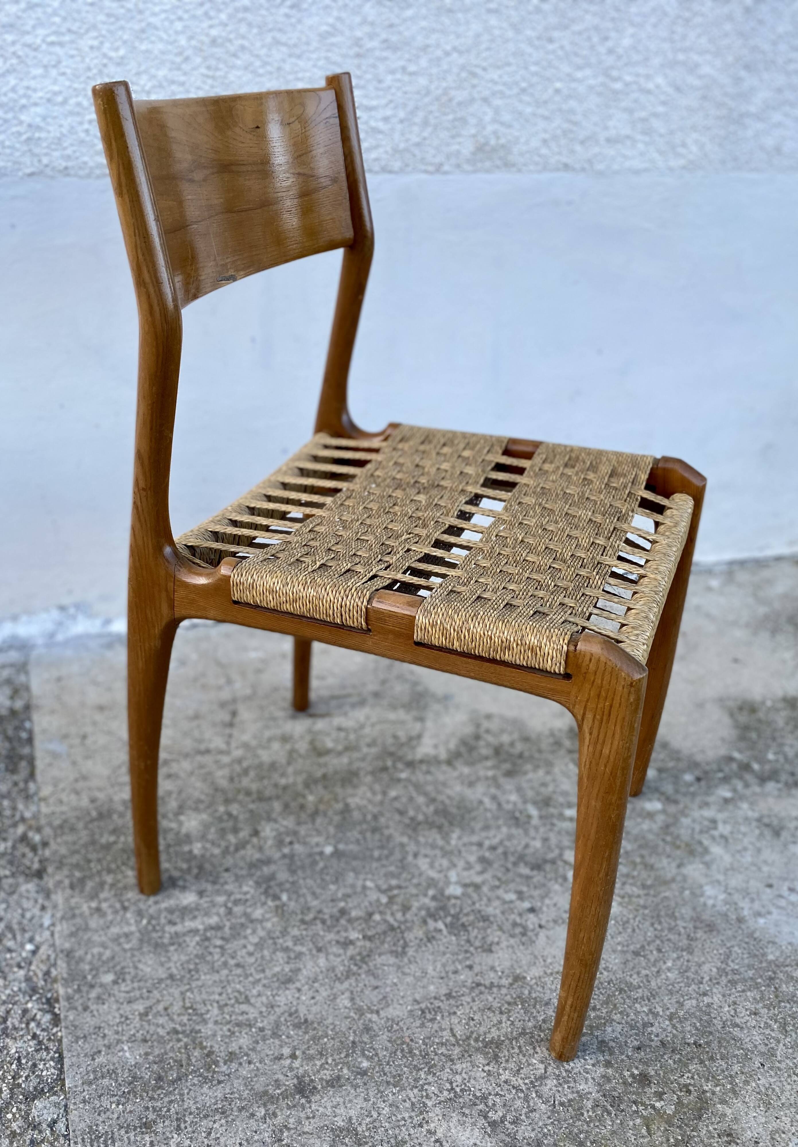 Gessef Consorzio Sedie Friuli chairs design 1960