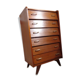 Commode chiffonnier vintage des années 60