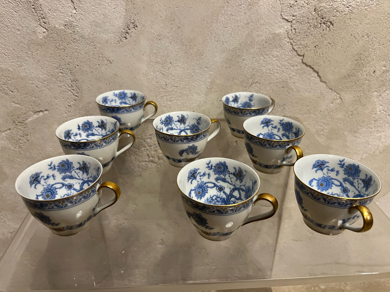 Batch of porcelain tableware from Limoges 1980