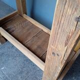 Solid wood work table