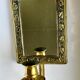 Vintage  Brass Wall mirrored Candle Sconce