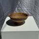 Small bowl on a pedestal made of woven Indonesian rattan D18 H9