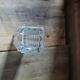 Vintage soliflore molded glass vase