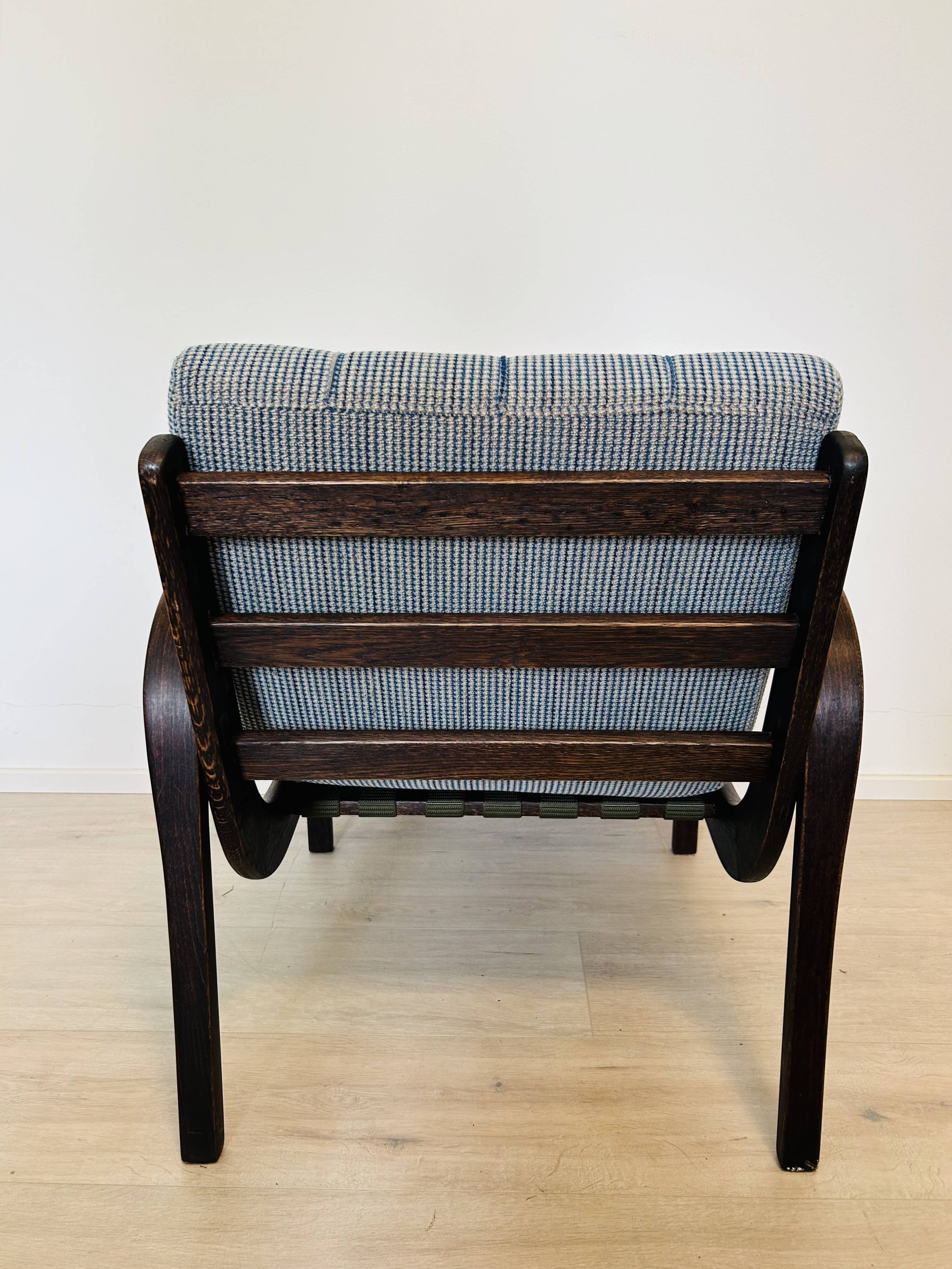 Vintage Lounge Armchair by Kropacek&Kozelka for Interior Prague, 1960’s