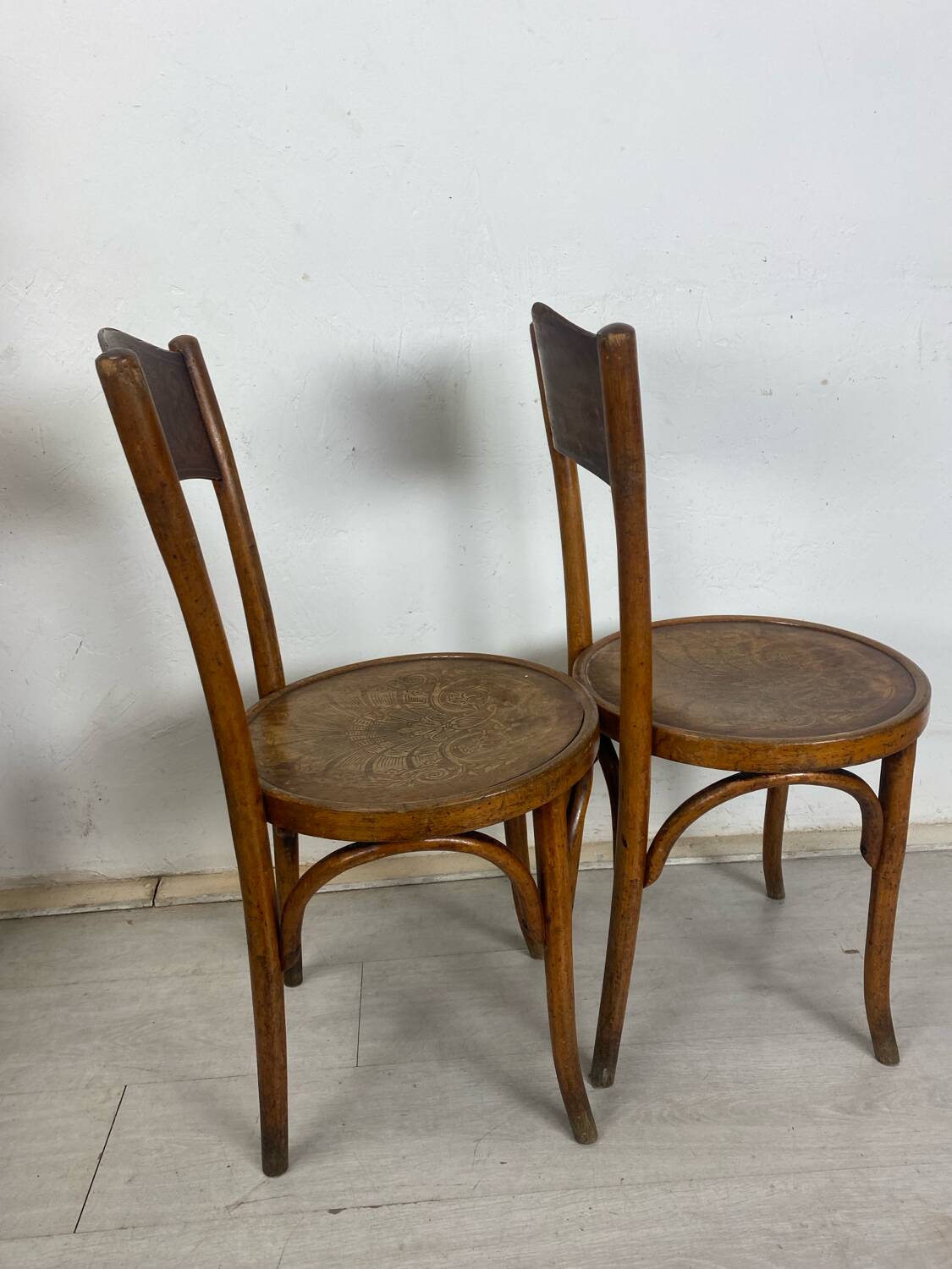 Bistro chair pair
