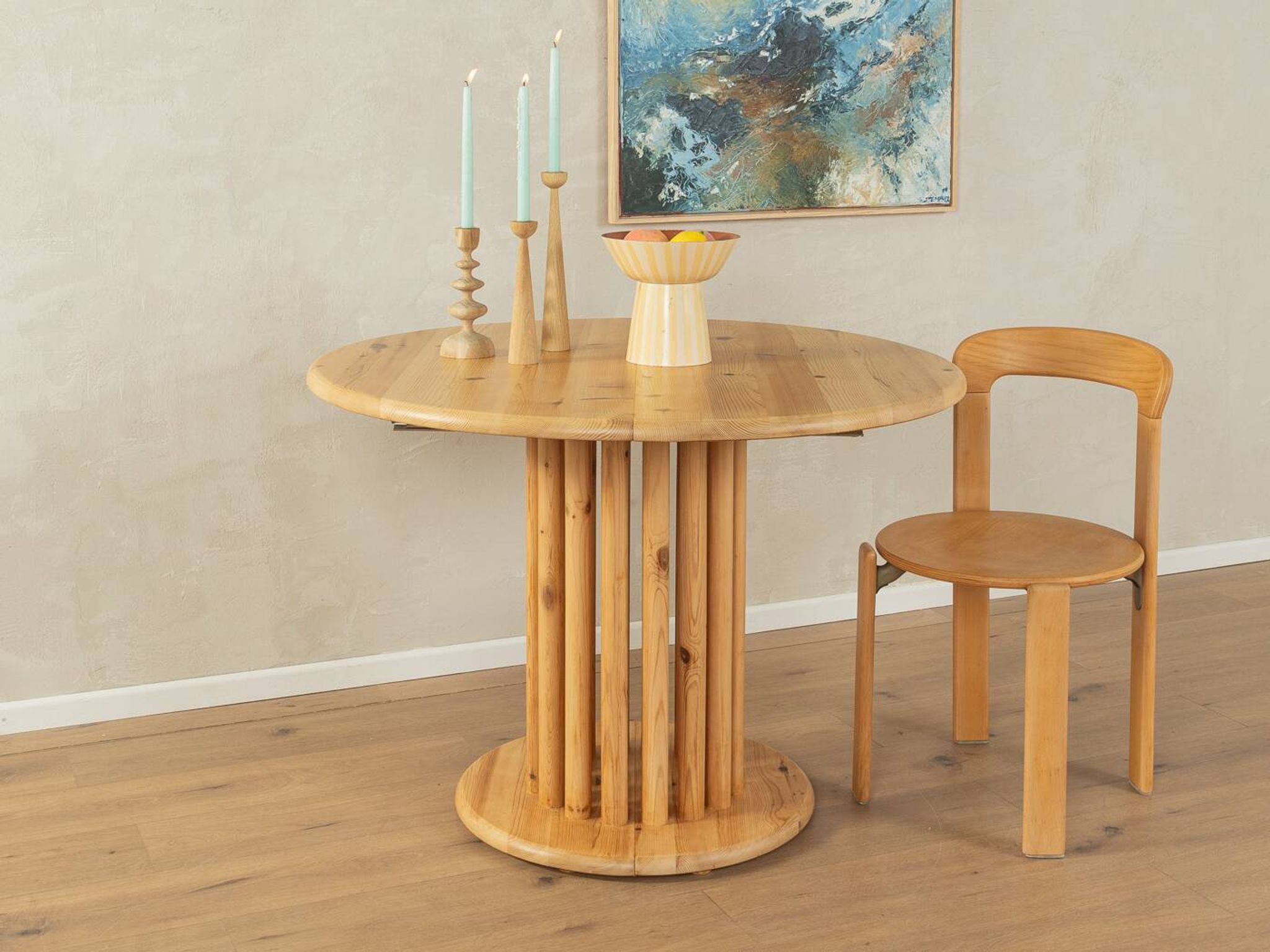 Table à manger des années 1980