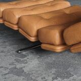 Lounge Chair in Cognac Leather by Ric Deforche for Gervan, Belgium, 1970s