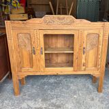 Art Deco sideboard in raw wood