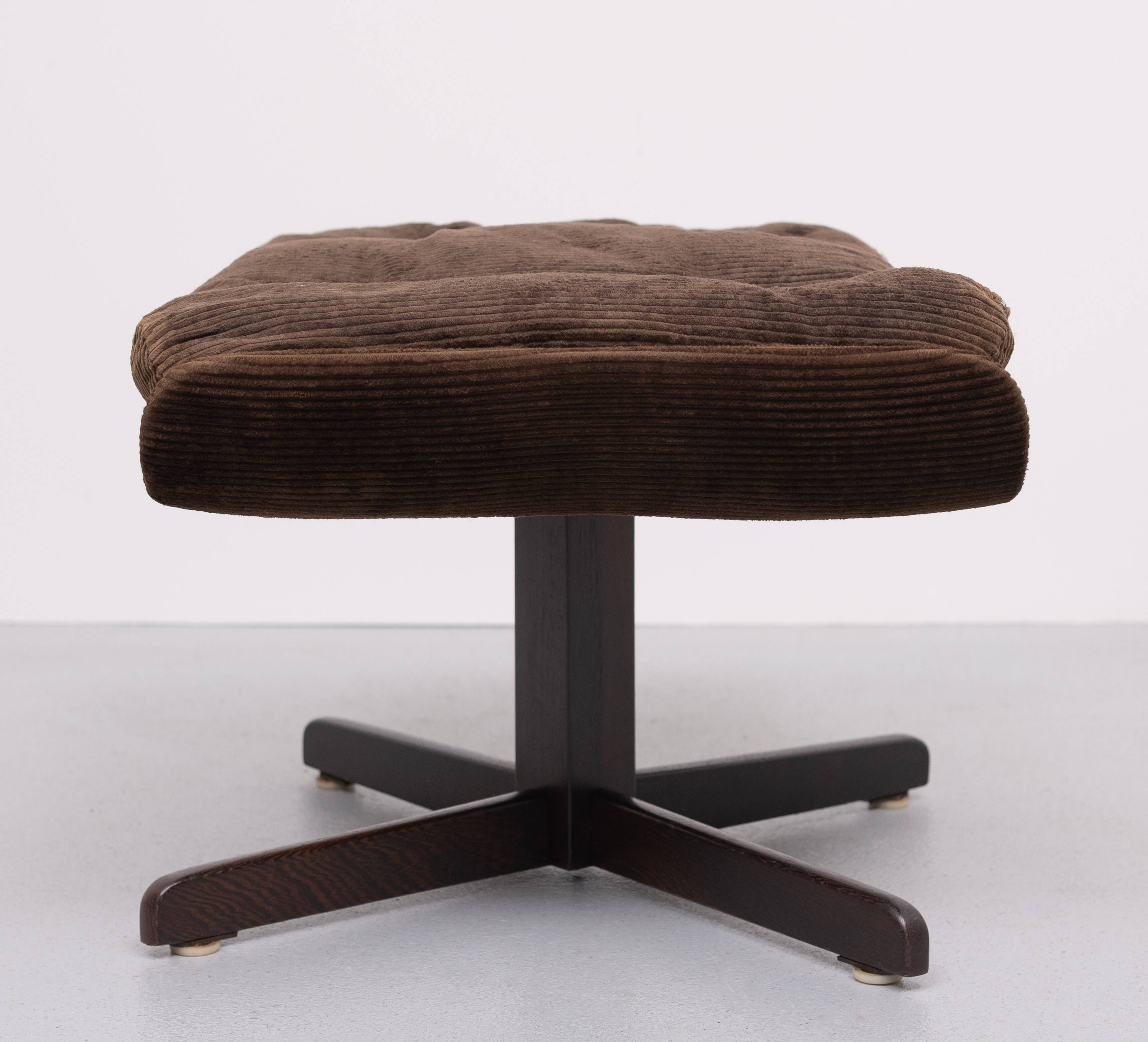 Footstool made off ripcord  1960s USA