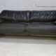 Sofa by Vico Magistretti, Cassina, Maralunga model. Italy, circa 1975. Navy blue leather