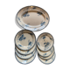 Set 8 dessert plate with serving dish