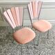 restored vintage "petal" chairs
